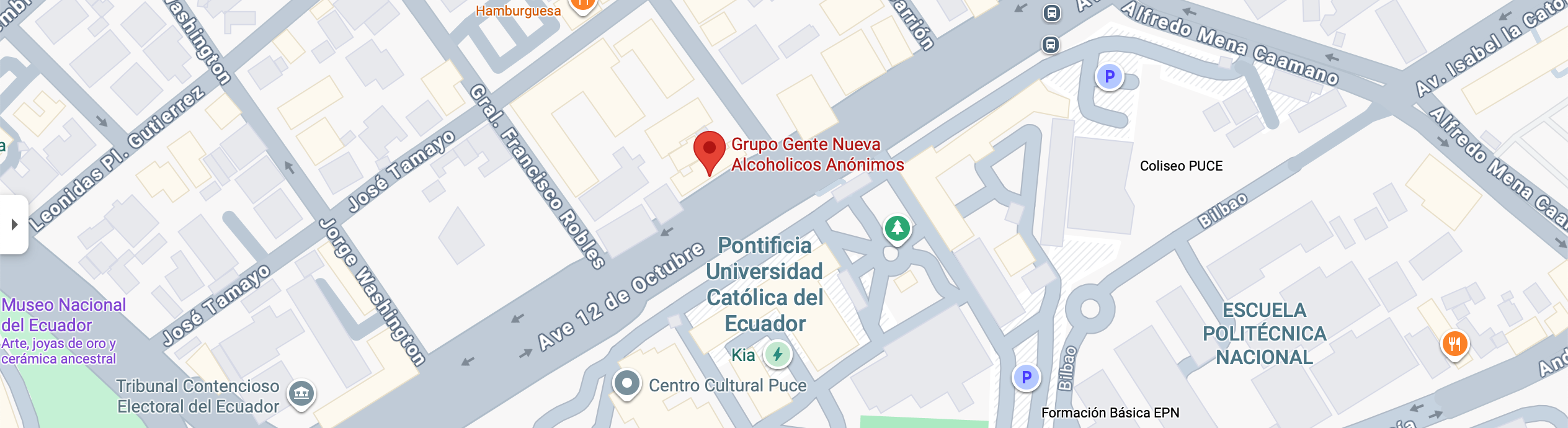 Mapa de ubicación del grupo